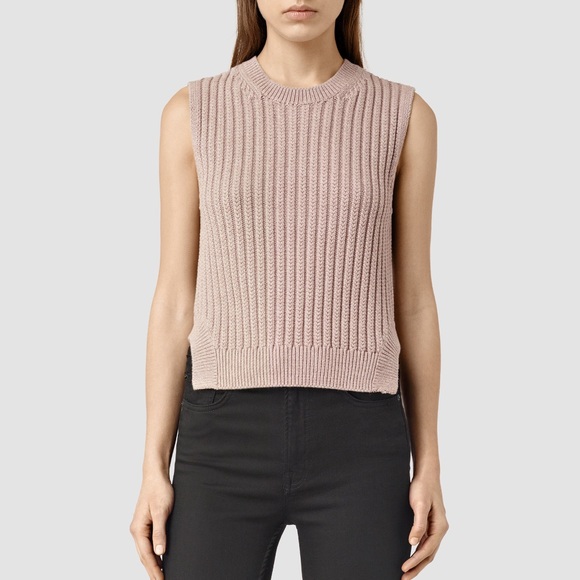 All Saints Tops - All Saints Rib Wick Tank
